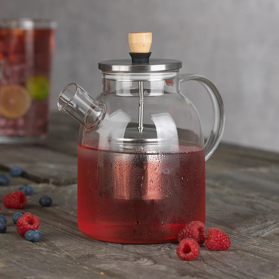 BEEM tekanne av glass med tesil 1,5 liter