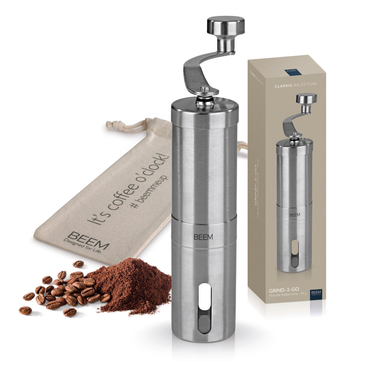 BEEM håndkvern Grind-2-GO 40 g
