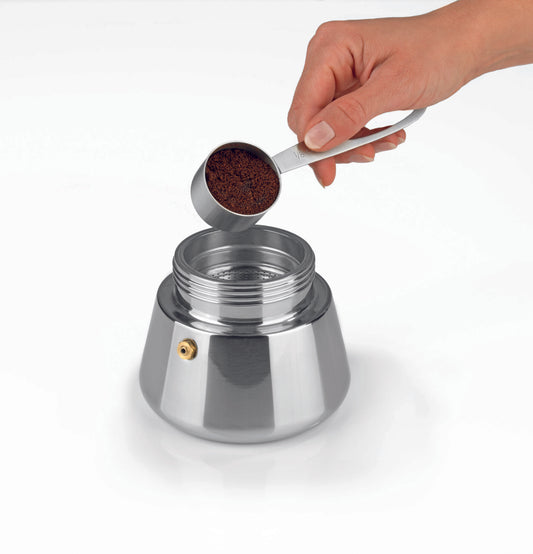 BEEM espressokanne 220 ml rustfritt stål/svart