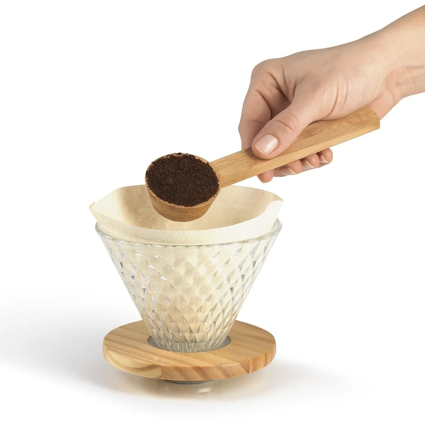 BEEM kaffetraktersett Pour Over tre- og krystallook