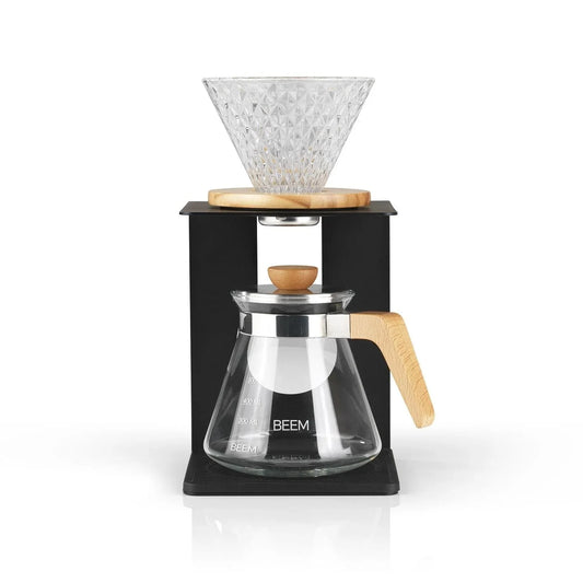 BEEM kaffetraktersett Pour Over tre- og krystallook