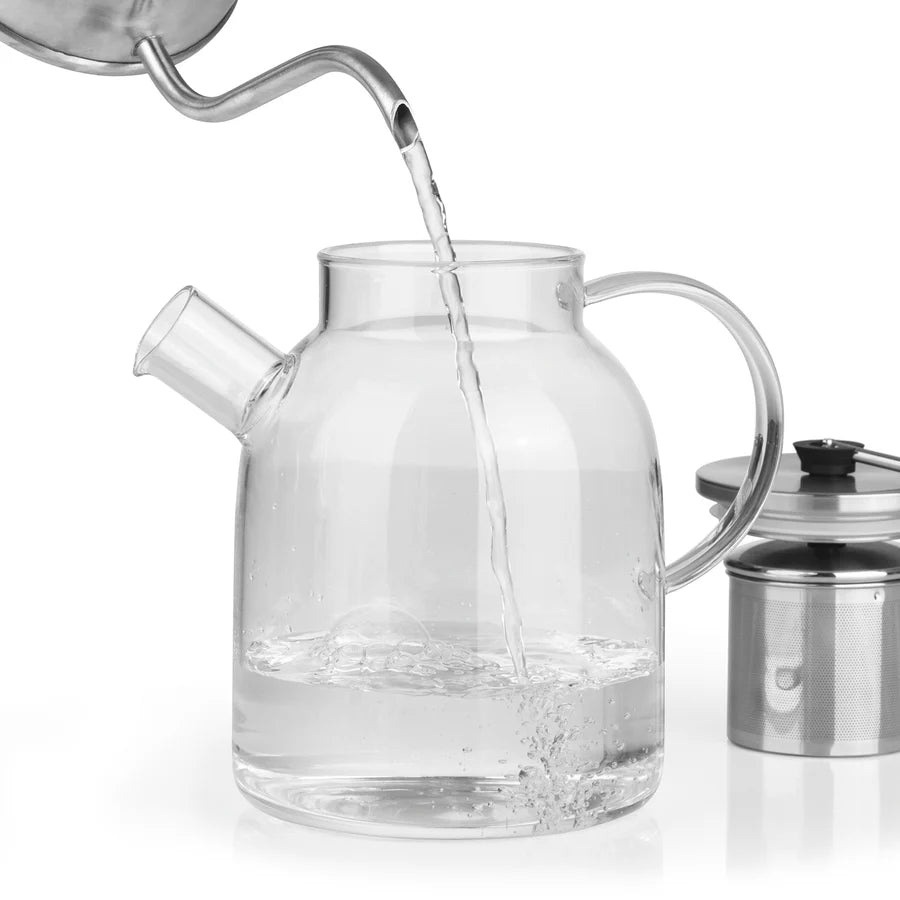 BEEM tekanne av glass med tesil 1,5 liter
