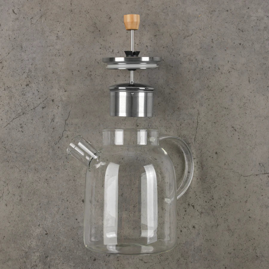 BEEM tekanne av glass med tesil 1,5 liter
